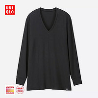 UNIQLO 优衣库 HEATTECH EXTRA WARM  V领T恤  408116