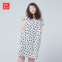 优衣库 优衣库 女装 (UT) Scandinavian PT印花连衣裙(短袖) 420536
