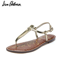 SAM EDELMAN2019春夏新品T字带夹脚平底露趾女凉鞋