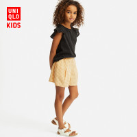 优衣库 优衣库 UNIQLO 女童松紧喇叭短裤 415190
