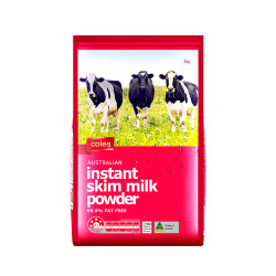 16日0点coles  脱脂奶粉 1kg *2件