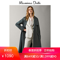 春夏大促 Massimo Dutti女装  2019春夏季 系腰带女式风衣中长款外套 06730619506