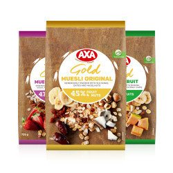 16日0点前1小时：AXA 水果坚果冲饮早餐即食燕麦片多口味750g *2件