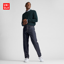 优衣库 男装 休闲窄口牛仔裤(水洗产品) 418939 优衣库UNIQLO