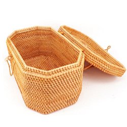 艾芳贝儿 藤编茶叶罐