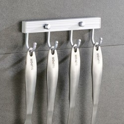 希伯特 太空铝壁挂挂钩 20cm 4钩