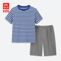 优衣库 童装/男童 弹力起居套装(短袖) 414272 优衣库UNIQLO