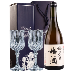 日本原装进口梅乃宿无果肉黑瓶青梅梅子酒梅酒洋酒 720ml *2件