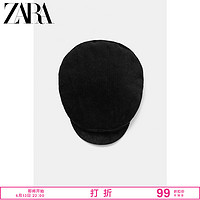 ZARA 新款 女装 灯芯绒海军风鸭舌帽 03920268800