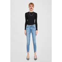 ZARA 09374038406 女士弹力修身牛仔裤
