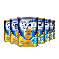 值友专享：Aptamil爱他美金装奶粉3段 900g*6罐