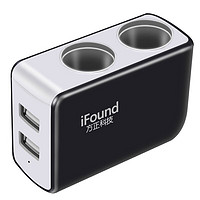 移动端：iFound 方正科技 FZ-24 车载点烟器扩充器 2孔+2USB