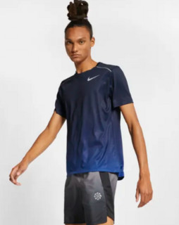 NIKE 耐克 Dri-FIT Miler AQ4931 男子短袖印花跑步上衣