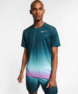 NIKE 耐克 Dri-FIT Miler AQ4931 男子短袖印花跑步上衣