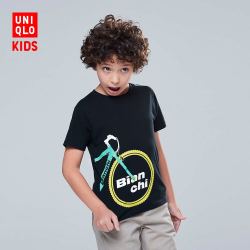 优衣库 童装/男童/女童 (UT) Brands BICYCLE印花T恤(短袖) 417210
