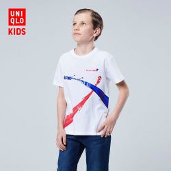 优衣库 童装/男童/女童 (UT) Nintendo Splatoon印花T恤(短袖) 421402