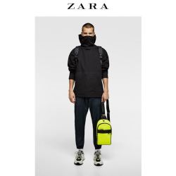 ZARA 男装 印字带饰科技面料运动慢跑款裤子 00706455401