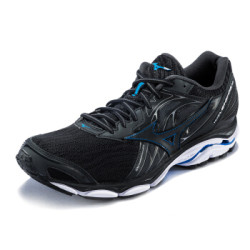 Mizuno美津浓 稳定支撑跑鞋运动鞋男INSPIRE 14 J1GC1844 黑/钴蓝 40