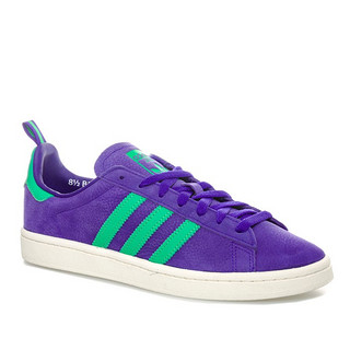 adidas Originals Campus系列系带平底男士休闲鞋运动鞋 B37855 Purple UK 7.5 