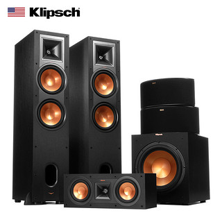 16日0点：Klipsch 杰士  R-28F 家庭影院HIFI号角音响落地音箱套装 (黑色)