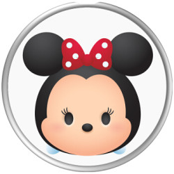 迪士尼TSUM TSUM系列米妮无线充快充钢化玻璃 可爱超薄 适用苹果Xs Max/XR/X无线充电器等迪士尼正版授权