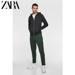 ZARA 00495415250 男装 侧边带饰运动慢跑款裤