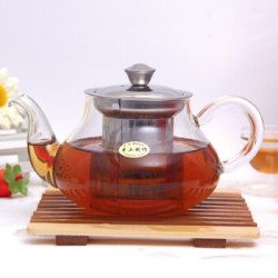 玻璃茶壶高硼硅耐热茶壶热水壶 400ml