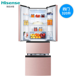 Hisense 海信 BCD-320WNK1DPUT 法式四门冰箱 320L