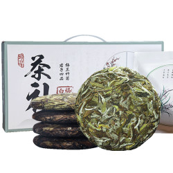 天丰源 福鼎白茶饼礼盒装 400g
