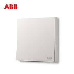 ABB 轩致雅典白86型 一开双控开关AF125 *4件