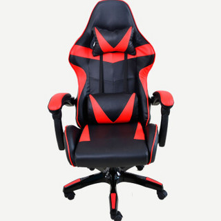 非洲鹰 电竞椅 电脑椅 办公椅 红色 尼龙脚（送头枕腰枕礼包）
