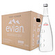 限地区：evian 依云矿泉水 玻璃瓶装 750ml*12瓶 *2件