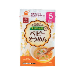 16日0点：Hakubaku进口宝宝面条辅食无盐无添加营养细面100克*2件