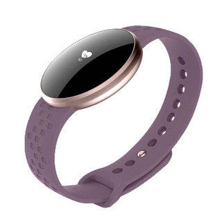博之轮(BOZLUN)智能手表女士多功能测心率超薄时尚运动电子学生手环表 B16紫色