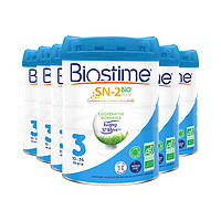 16日0点：Biostime合生元法国进口有机800g幼儿奶粉3段12-36月*6罐