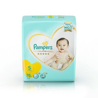  Pampers 帮宝适 一级系列 婴儿纸尿裤 S号 76片 