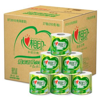 心相印 茶语系列 卷纸 4层200g*27卷 *5件