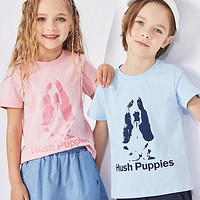 Hush Puppies 暇步士 儿童时尚短袖T恤 *4件