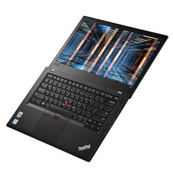 Lenovo 联想 ThinkPad T480 14英寸轻薄笔记本电脑 (i5-8250U、256GB SSD、8G、MX150 2GB)黑色