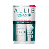 狂暑来袭：ALLIE 防晒霜 绿色矿物保湿型 SPF50+ PA++++ 加量限定版（90g+15g） +凑单品