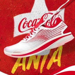 安踏 ANTA 安踏 可口可乐联名款 女士氢跑鞋