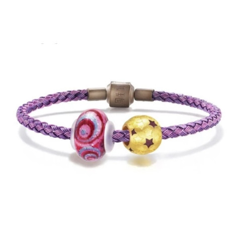 Chow Sang Sang 周生生 Charme 89920B Murano Glass 幸运星手链 *3件