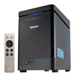 QNAP威联通TS-453Bmini-8G 4盘网络存储NAS企业私有云存储服务器