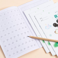 日天 小学生拼音田字格练字本*3本+6支铅笔