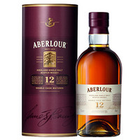 亚伯乐 (Aberlour) 亚伯乐 高地单一麦芽 苏格兰 威士忌 12年 双桶陈酿 700ml