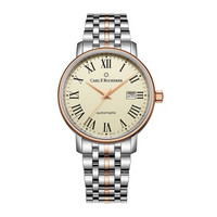 宝齐莱(Carl F. Bucherer)瑞士手表 爱德玛尔系列 18K玫瑰间金 机械男表 00.10318.07.41.21