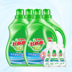 好爸爸 洗衣液 6.24kg +赠洗衣液 2kg+菁华 洗衣液 1.18kg*6件