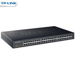 TP-LINK 普联 TL-SG1048 48口全千兆即插即用非网管交换机 黑色