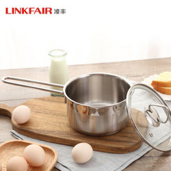 LINKFAIR 凌丰 雅典系列 不锈钢奶锅 16cm 