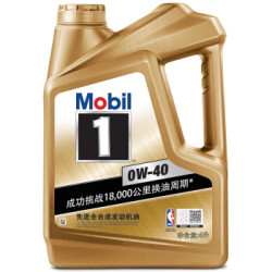 Mobil 美孚 金装美孚1号 全合成机油 0W-40 SN级 4L装